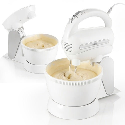 CAMRY CR 4213 Mixer with 3-liter bowl, 600 W, 5 speeds + turbo, motorized rotating bowl, whisks and beaters made of 304 stainless steel – image 25