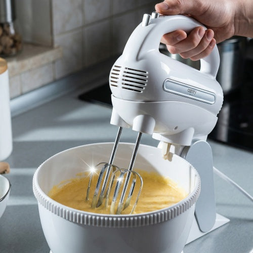 CAMRY CR 4213 Mixer with 3-liter bowl, 600 W, 5 speeds + turbo, motorized rotating bowl, whisks and beaters made of 304 stainless steel – image 30