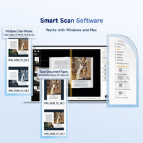 CZUR Shine Ultra 13MP Scanner A3, Portable Document Scanner, Foldable Book Scanner, Document Camera Visualizer with OCR 180+ Language, Continuous Fill Light, Quick Scanner for Windows & macOS - Carlat