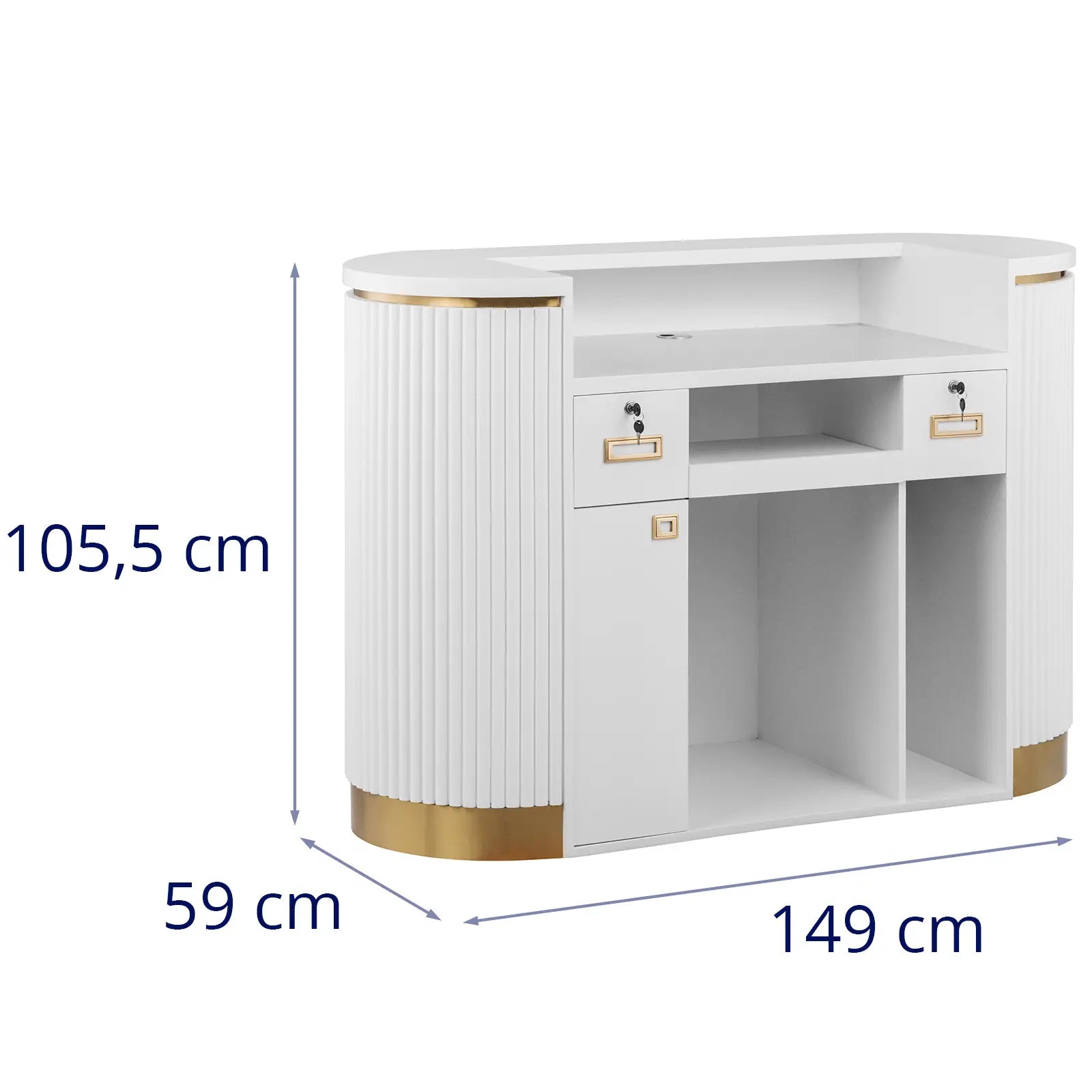 Cabinet furniture – Reception desk for the hotel office lounge - Carlat