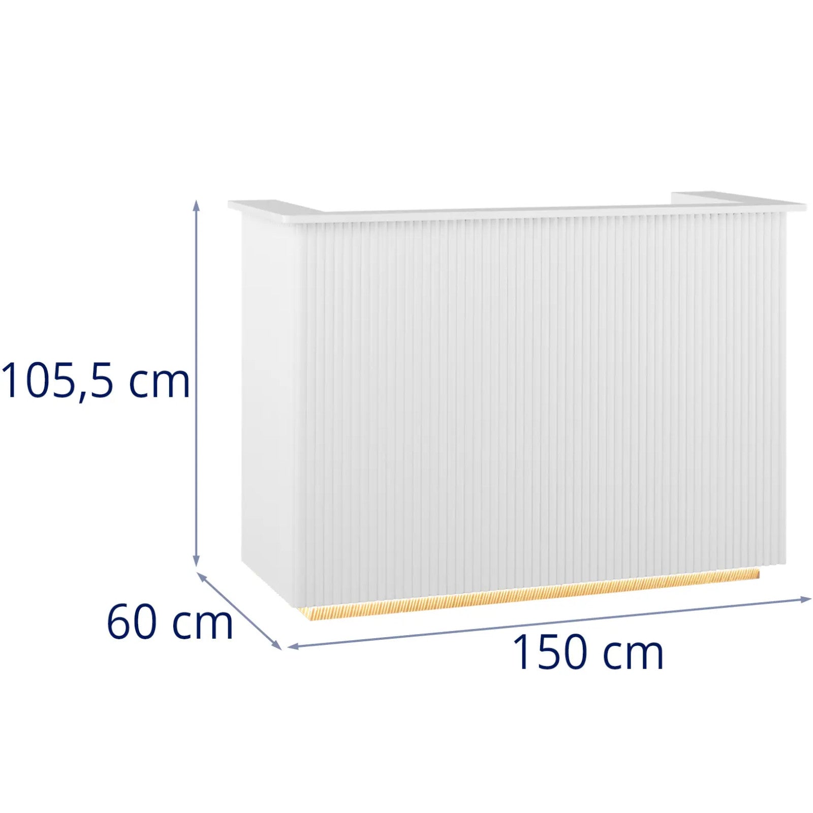 Cabinet furniture – Reception reception counter for the hotel living - Carlat