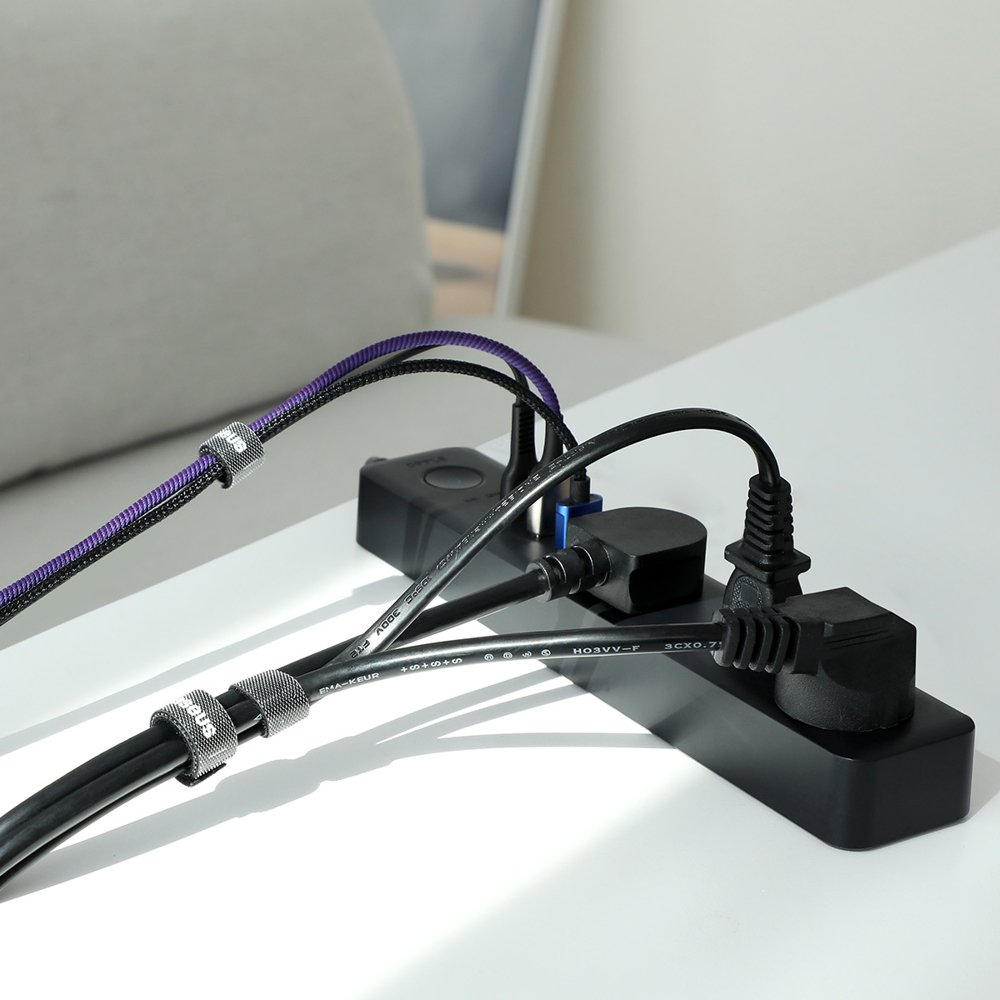Cable Management – Cable organizer Velcro tape Velcro 3m black - Carlat
