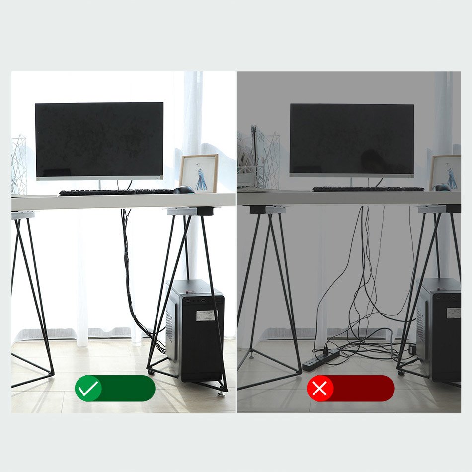 Cable Management – Cable organizer Velcro tape Velcro 3m black - Carlat