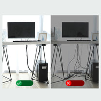Cable Management – Cable organizer Velcro tape Velcro 3m black - Carlat