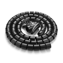 Cable Management – Cover organizer for 1.5m cables - black - Carlat