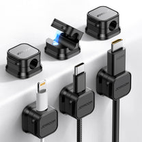 Cable Management – Organizer cable holder, magnetic, self-adhesive, SET of - Carlat
