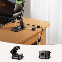 Cable Management – Organizer cable holder, magnetic, self-adhesive, SET of - Carlat