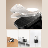 Cable Management – Organizer cable holder, magnetic, self-adhesive, SET of - Carlat