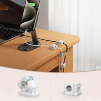 Cable Management – Organizer cable holder, magnetic, self-adhesive, SET of - Carlat