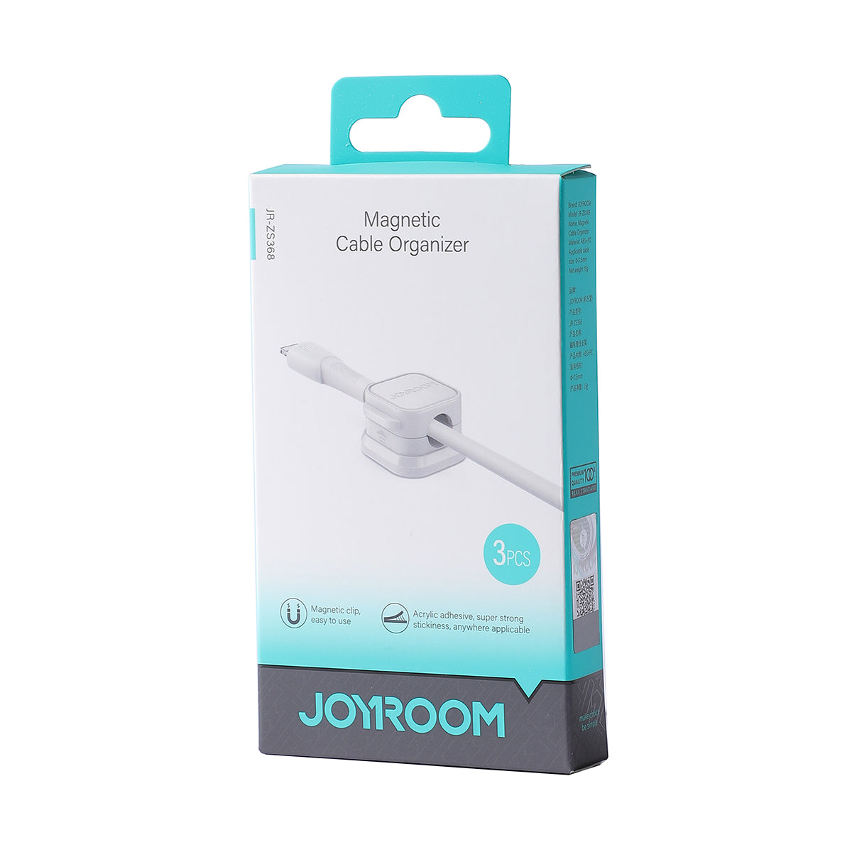 Cable Management – Organizer holder for cables and wires, magnetic, - Carlat