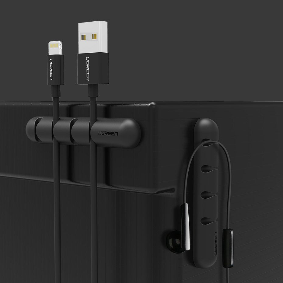 Cable Management – Self-adhesive organizer for 4 cables, wires, Set - Carlat