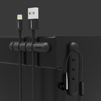 Cable Management – Self-adhesive organizer for 4 cables, wires, Set - Carlat