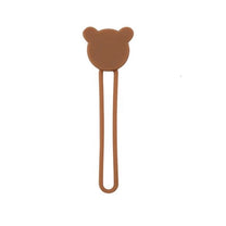 Cable Management – Silicone cable organizer, brown - Carlat