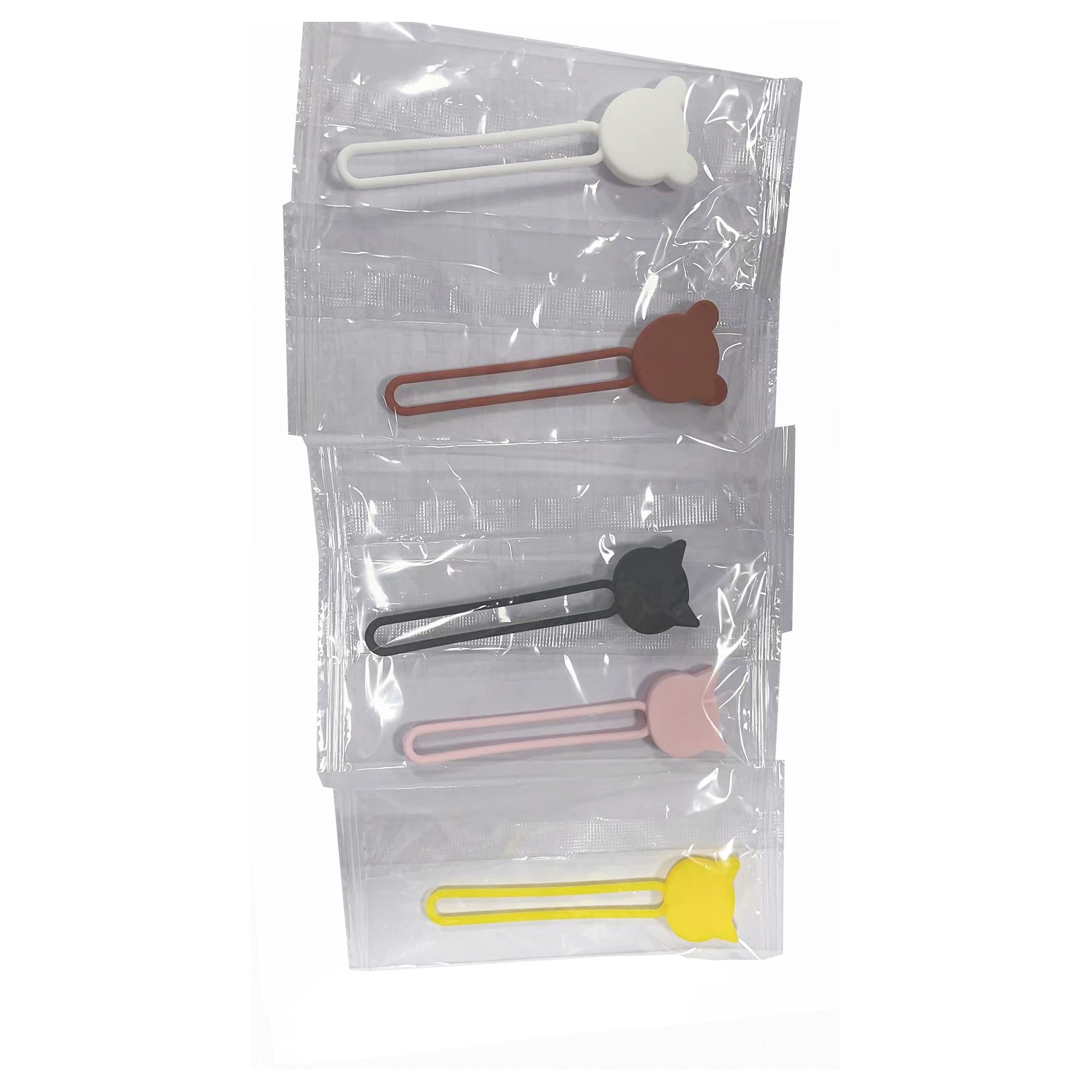 Cable Management – Silicone cable organizer, brown - Carlat