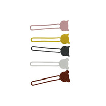 Cable Management – Silicone cable organizer, brown - Carlat