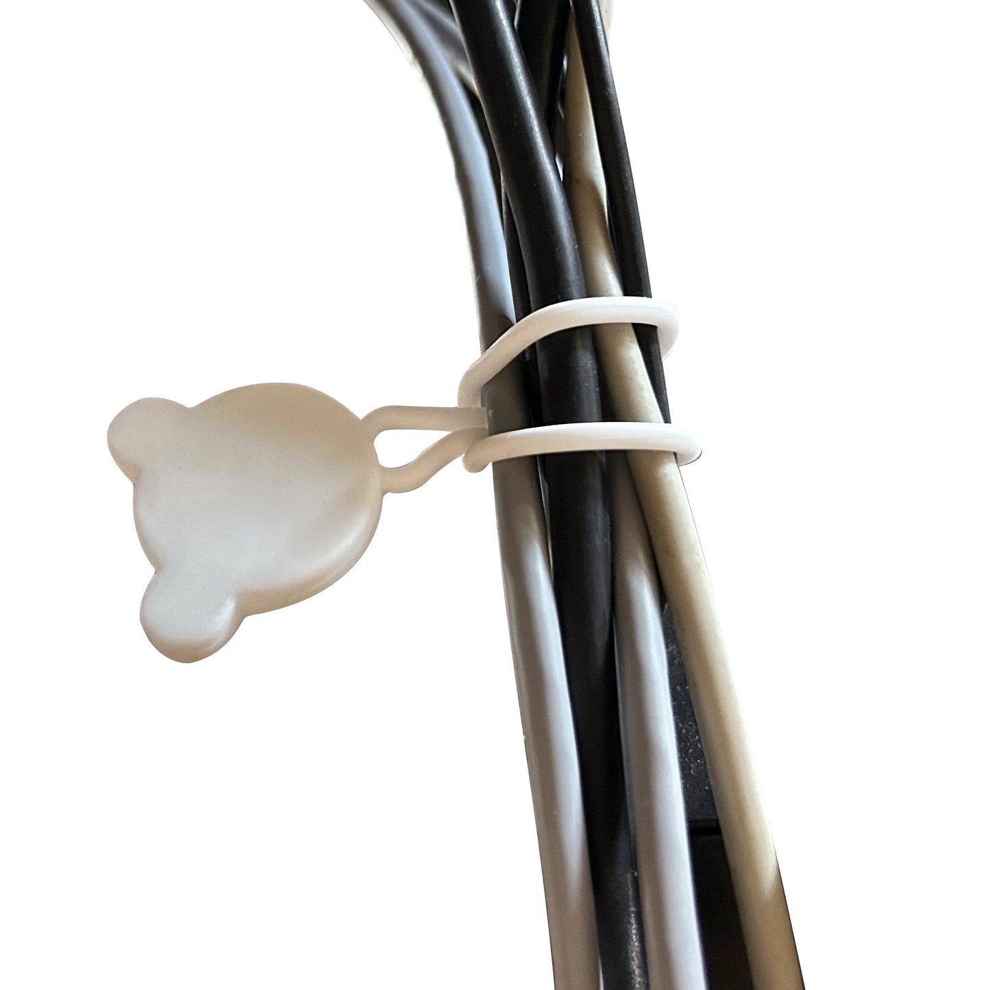 Cable Management – Silicone cable organizer, brown - Carlat