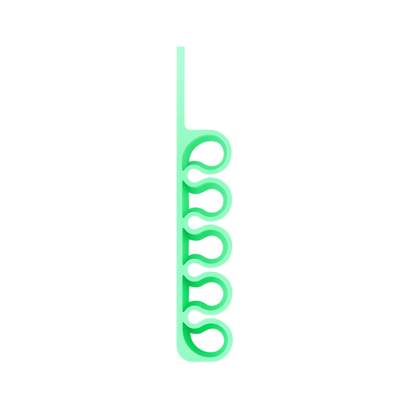 Cable Management – Silicone office organizer for pen cables, green - Carlat