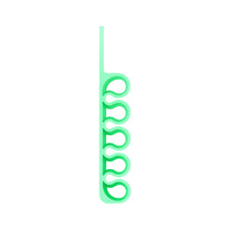 Cable Management – Silicone office organizer for pen cables, green - Carlat
