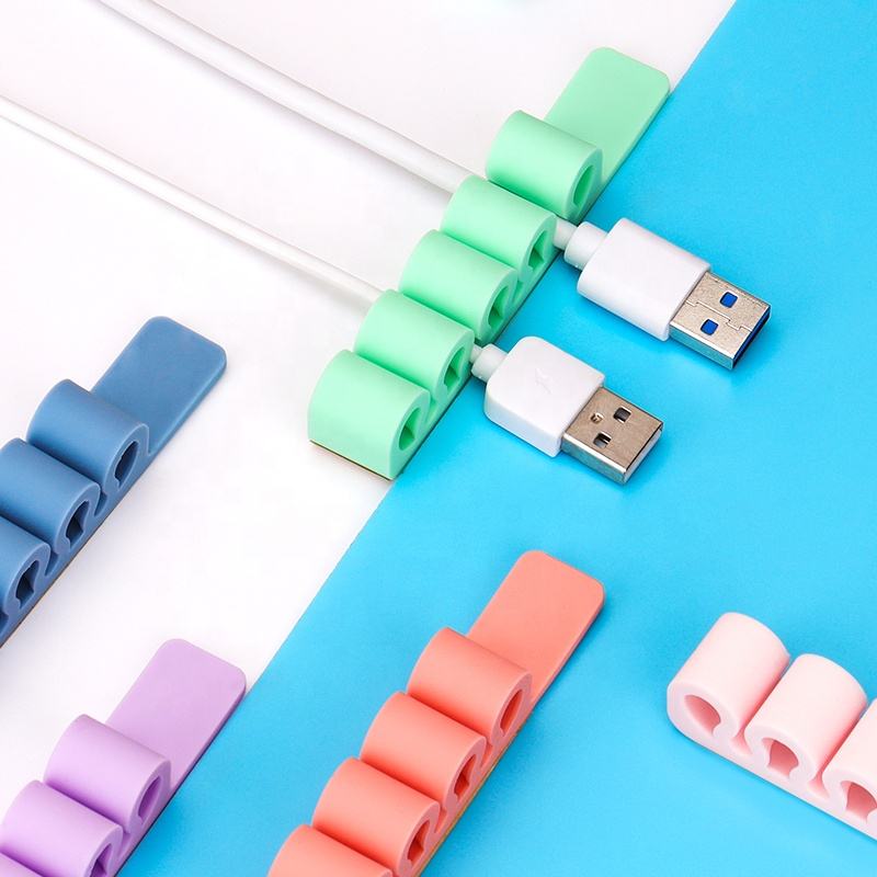 Cable Management – Silicone office organizer for pen cables, mint - Carlat