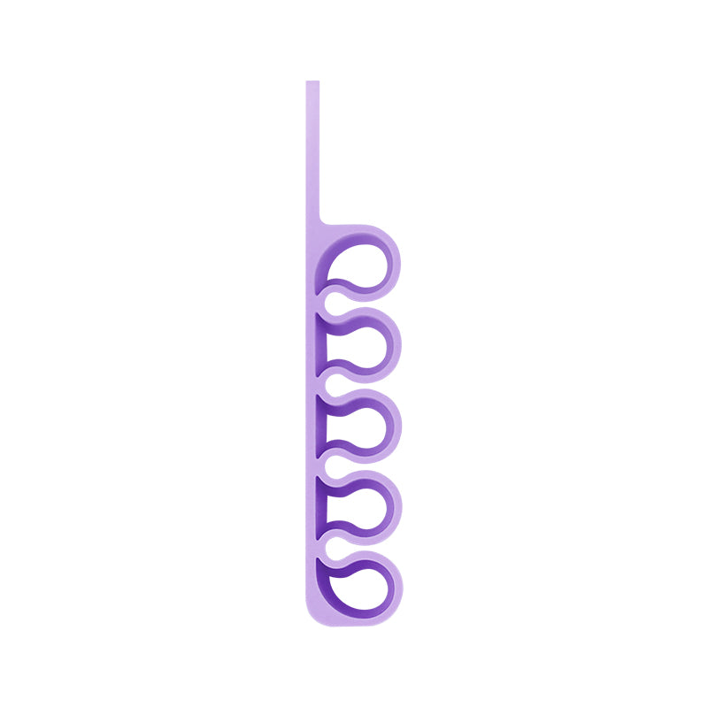 Cable Management – Silicone office organizer for pen cables, purple - Carlat