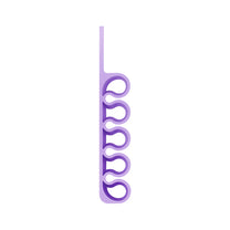 Cable Management – Silicone office organizer for pen cables, purple - Carlat