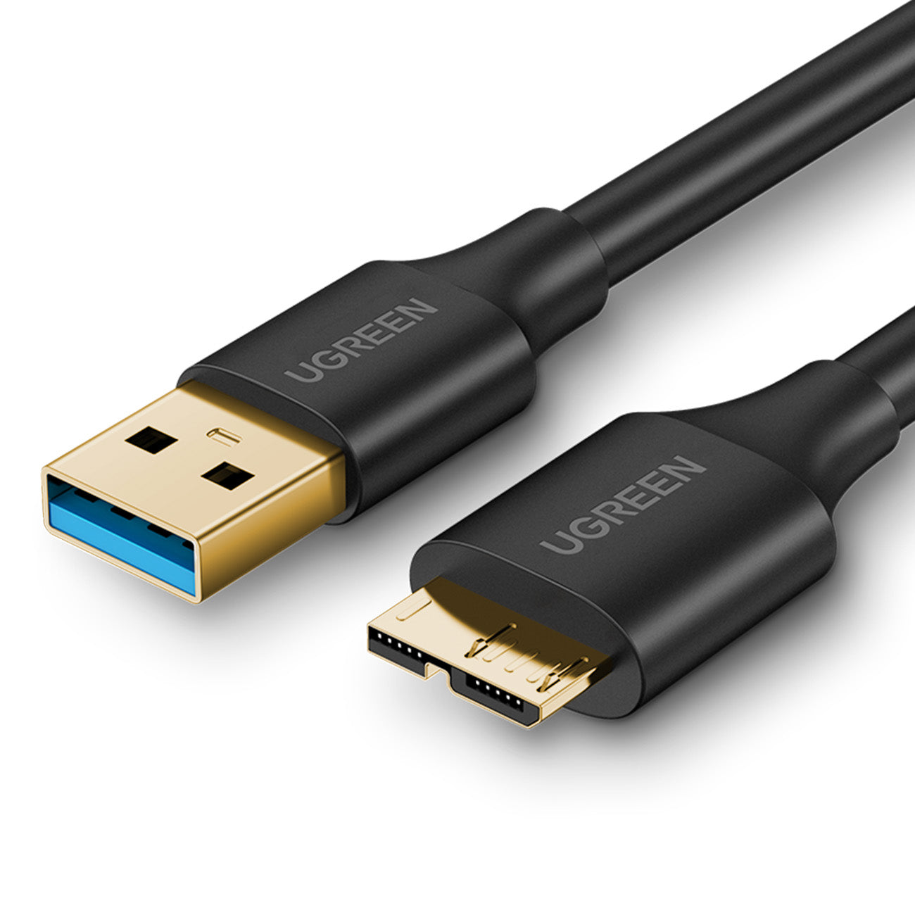 Cable drive cable USB-A 3.0 - Micro USB-B SuperSpeed 5Gb/s 1m black - Carlat