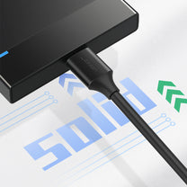 Cable drive cable USB-A 3.0 - Micro USB-B SuperSpeed 5Gb/s 1m black - Carlat