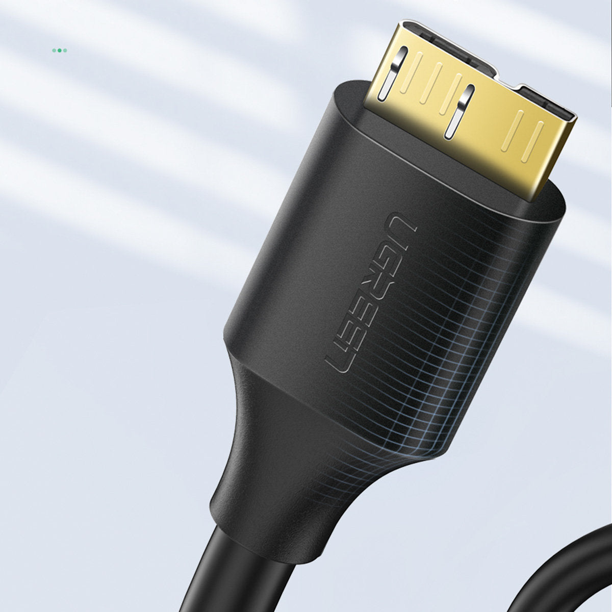 Cable drive cable USB-A 3.0 - Micro USB-B SuperSpeed 5Gb/s 1m black - Carlat
