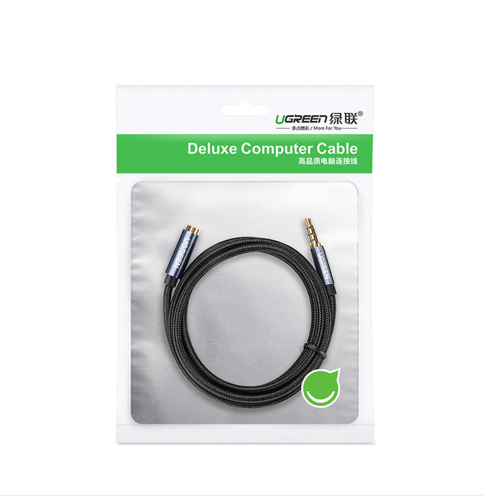 Cable extension adapter audio AUX mini jack 3.5mm 1.5m blue - Carlat