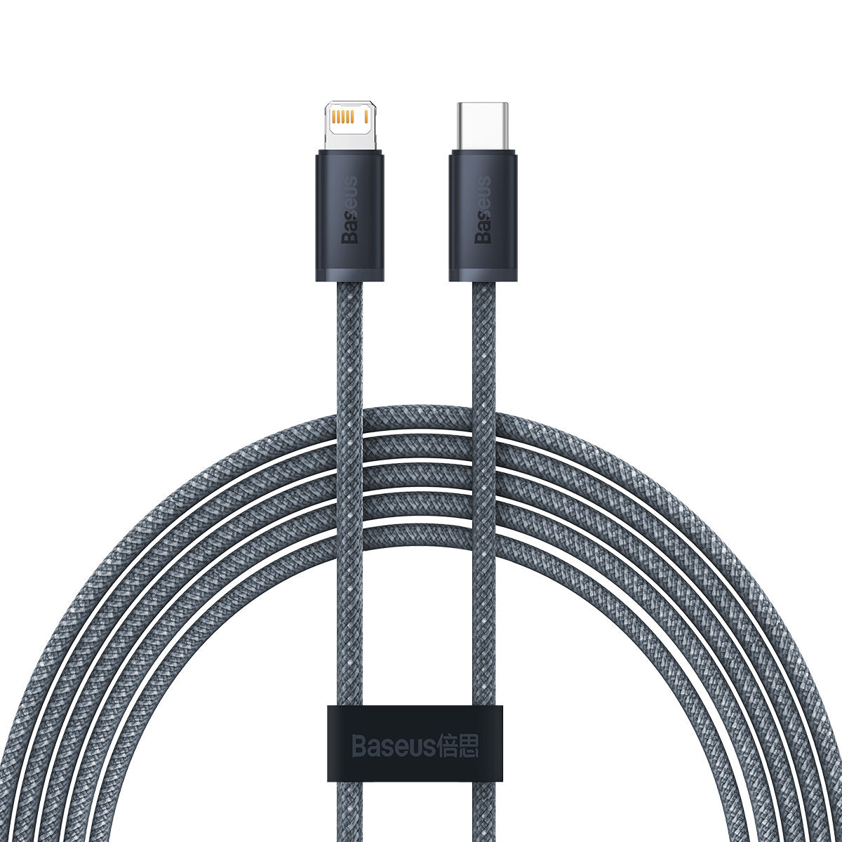 Cable for iPhone USB-C - Lightning Power Delivery 20W 2m - grey - Carlat