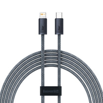 Cable for iPhone USB-C - Lightning Power Delivery 20W 2m - grey - Carlat