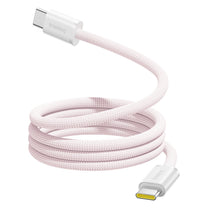 Cable self-laying USB-C Dynamic 4 Pro 100W 1m - pink - Carlat
