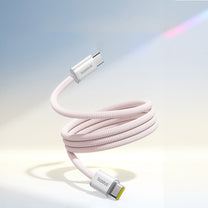 Cable self-laying USB-C Dynamic 4 Pro 100W 1m - pink - Carlat