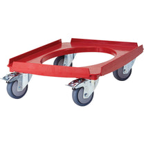 Camdolly trolley for GN 1/1 Cam GoBox thermal insulated containers - red - Carlat