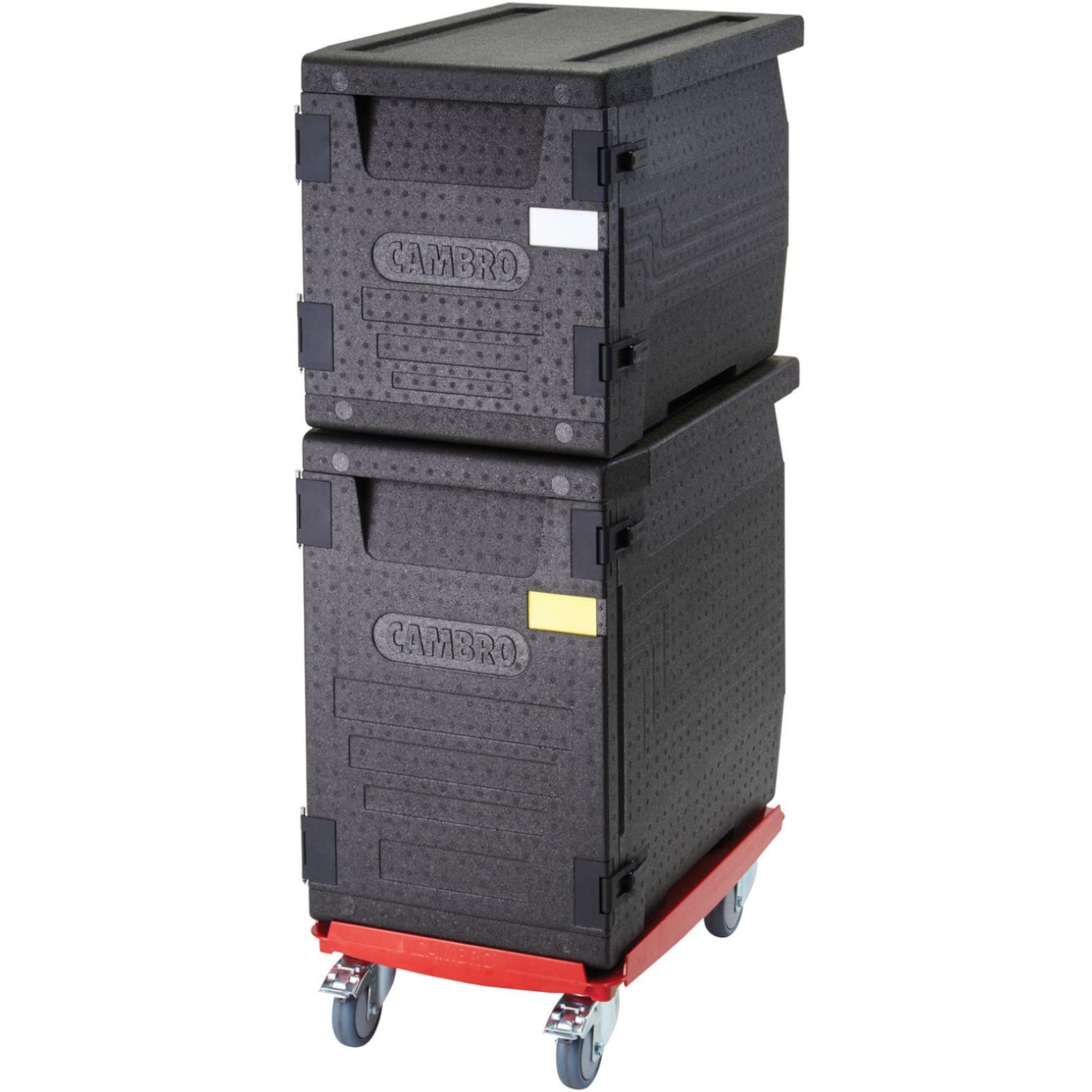 Camdolly trolley for GN 1/1 Cam GoBox thermal insulated containers - red - Carlat