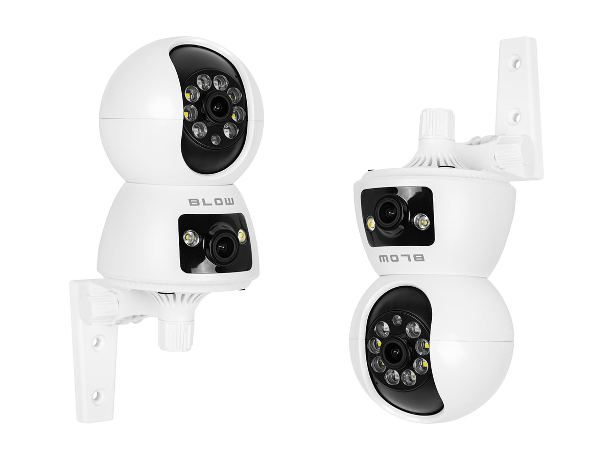 Cameras – 78-651# Tuya T-266 Dual-Lens 3MP+3MP Wi-Fi Pan-Tilt Baby Monitor - Carlat