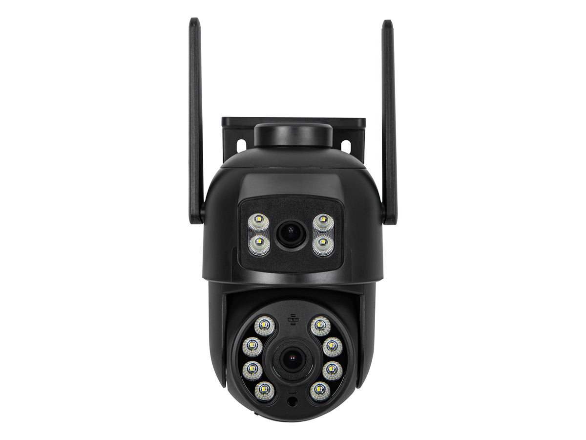 Cameras – 78-682# Duallens 6MP I-306 ICSEE Black Wi-Fi Camera - Carlat