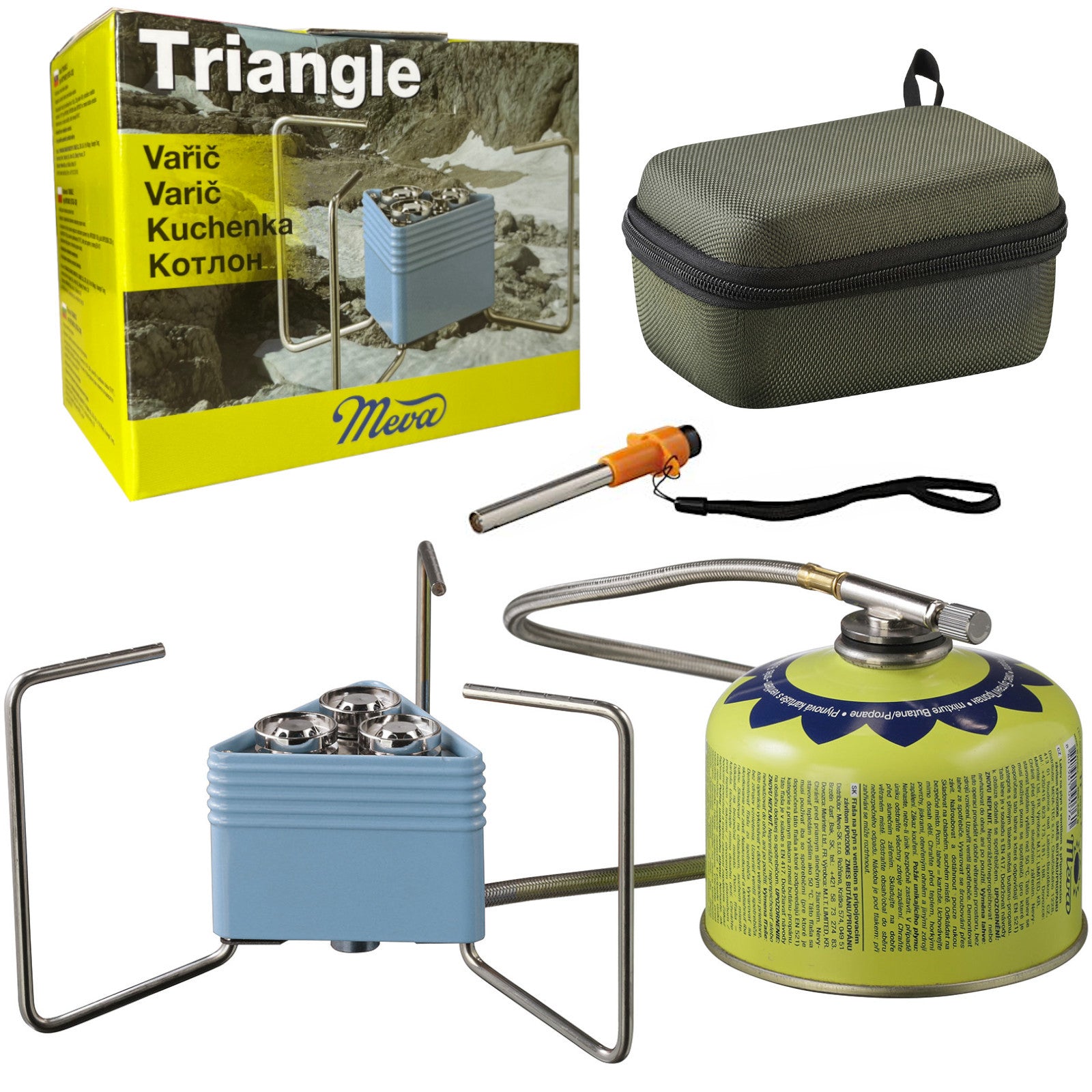 Camping Cookware & Dinnerware – Tourist stove for TRIANGLE gas - Carlat