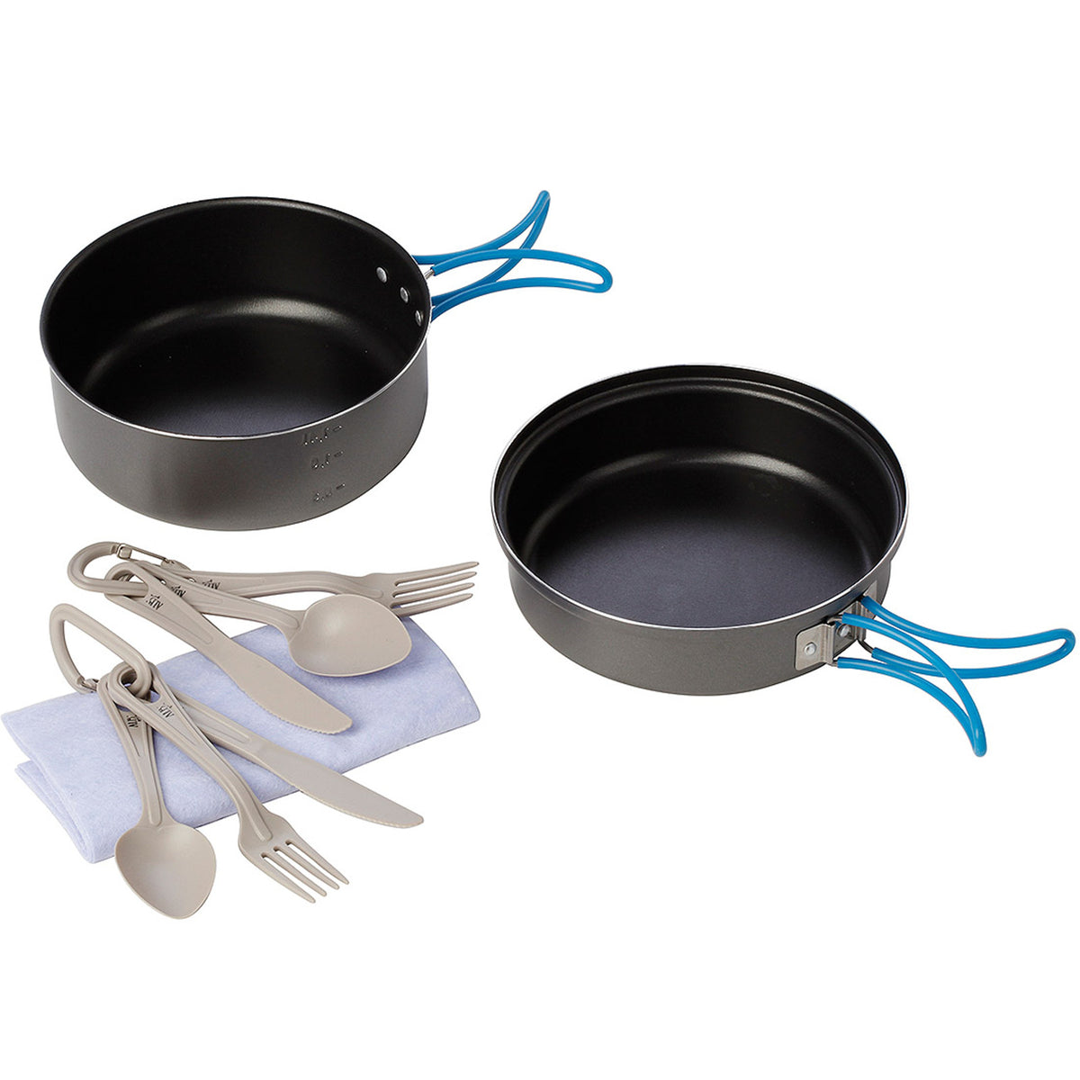 Camping Cookware & Dinnerware – Tourist tableware and cutlery SET - Carlat