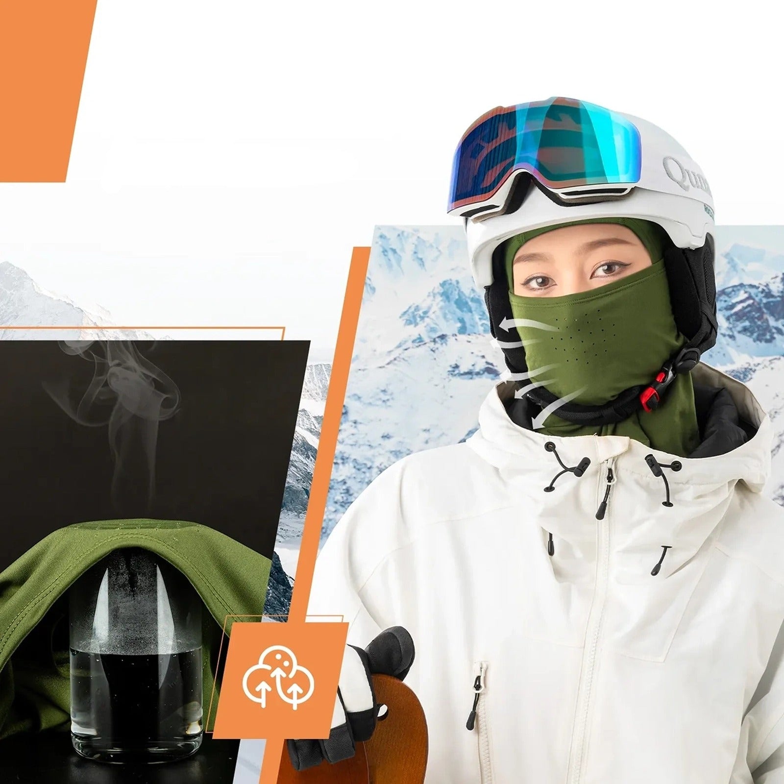 Camping & Hiking – Balaklava ski balaclava for bicycle, motorcycle, - Carlat