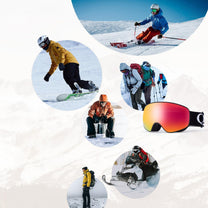 Camping & Hiking – Children's anti-fog UV400 M/L ski goggles - Carlat