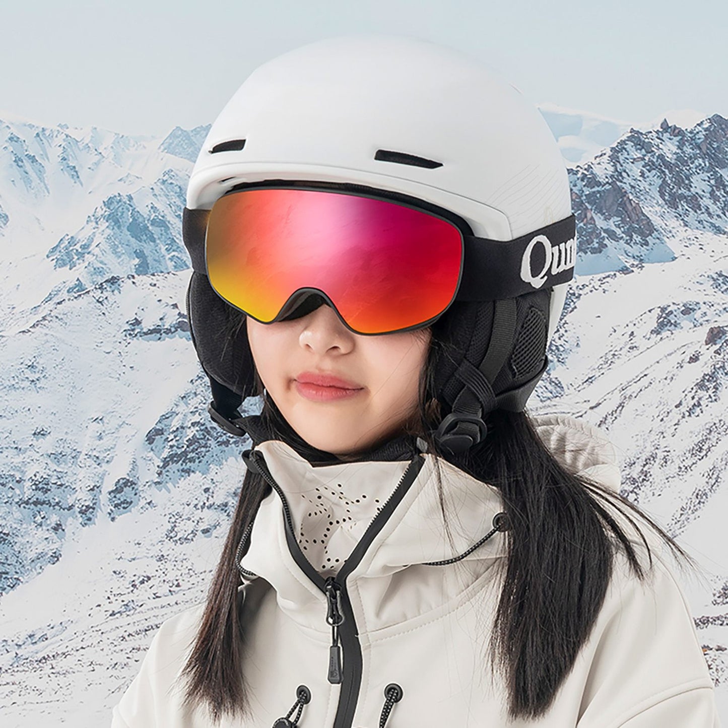 Camping & Hiking – Children's anti-fog UV400 M/L ski goggles - Carlat