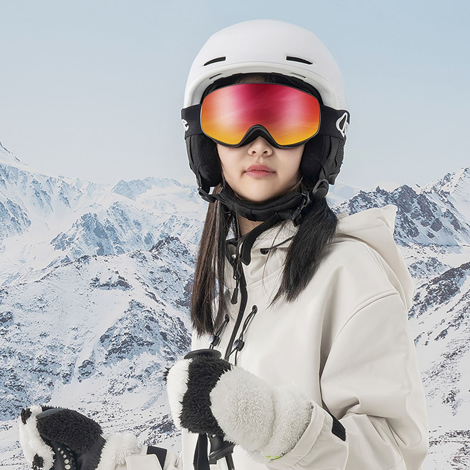 Camping & Hiking – Children's anti-fog UV400 M/L ski goggles - Carlat