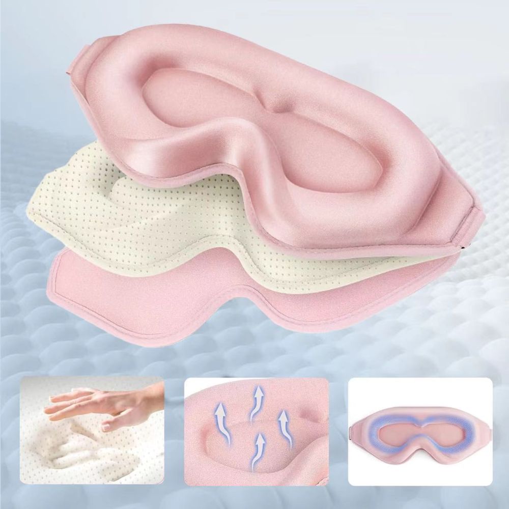 Camping & Hiking – Eyeshade Sleep Mask - pink - Carlat