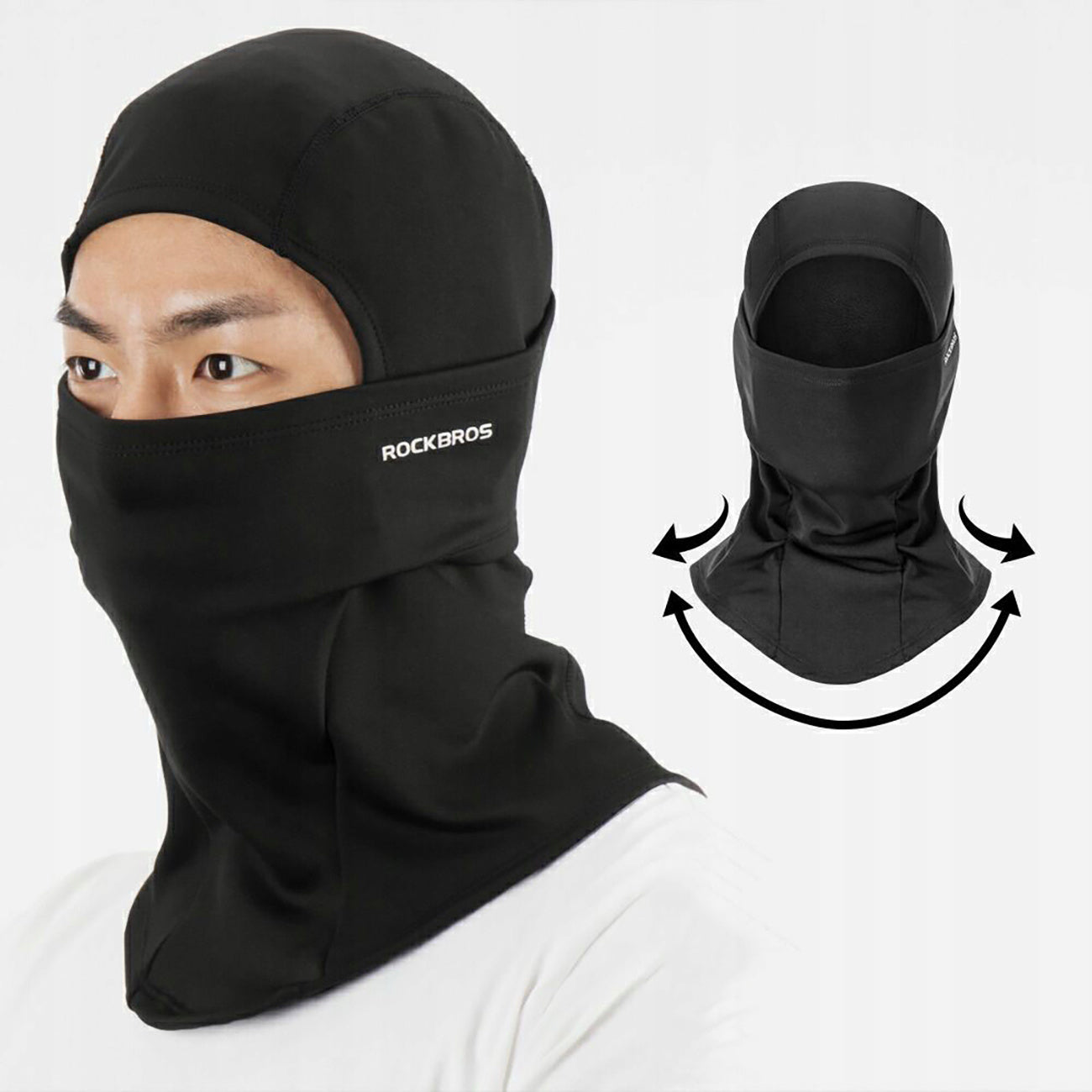 Camping & Hiking – Insulated, breathable sports balaclava - black - Carlat