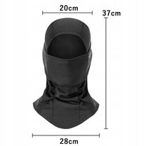 Camping & Hiking – Insulated, breathable sports balaclava - black - Carlat
