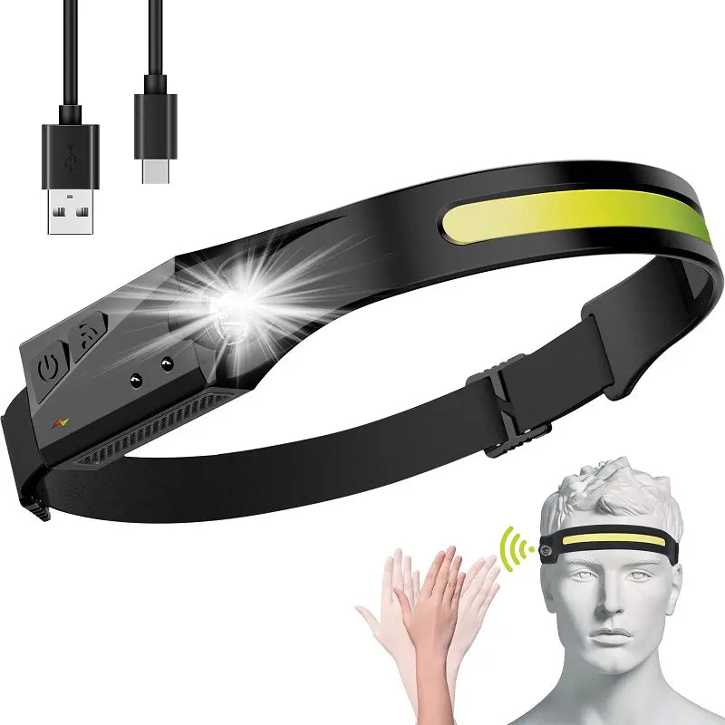 Camping & Hiking – LED headlamp with motion sensor IPX4 - Carlat