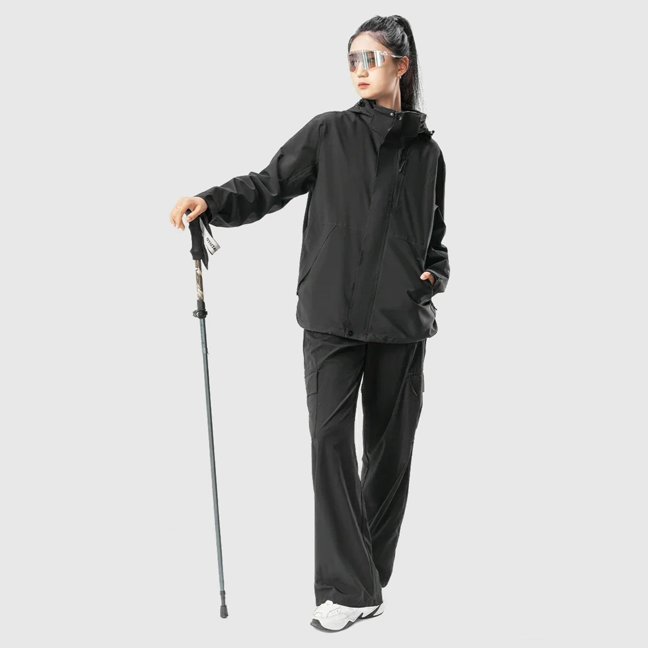 Camping & Hiking – Nordic walking aluminum trekking pole 110 - Carlat
