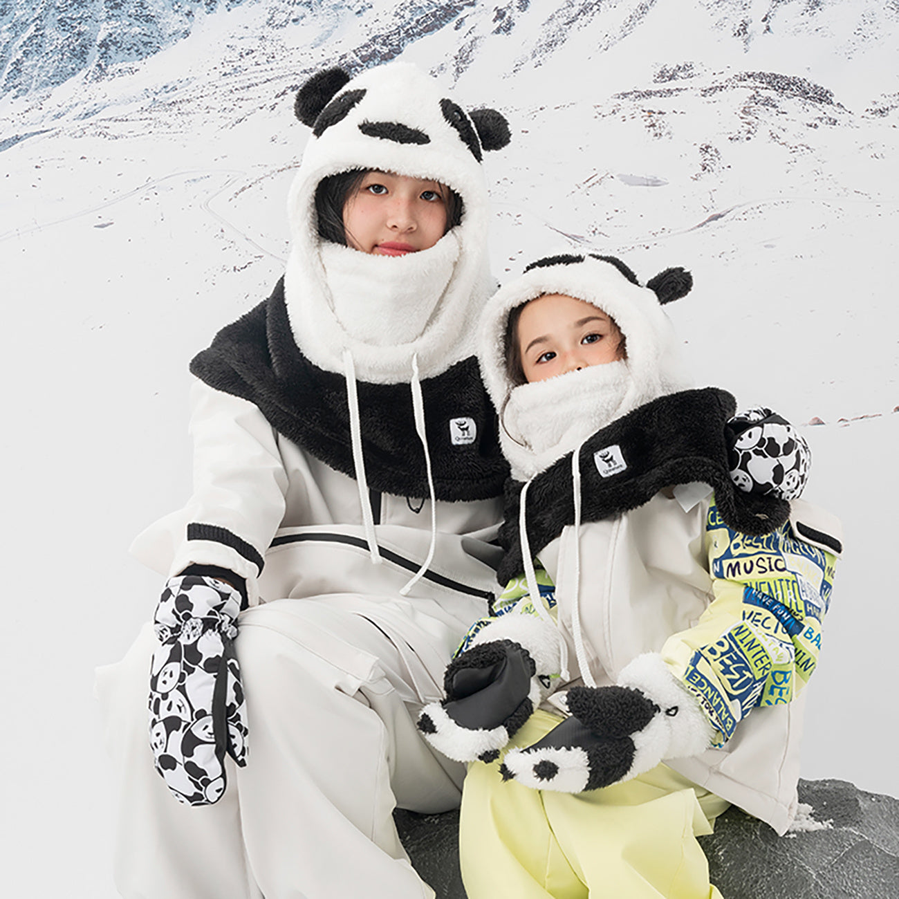 Camping & Hiking – Panda Heat children's fingerless ski gloves, - Carlat