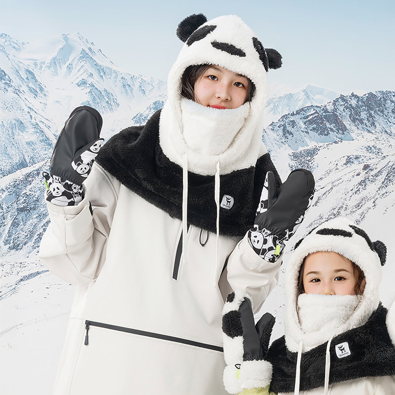 Camping & Hiking – Panda Heat children's fingerless ski gloves, - Carlat